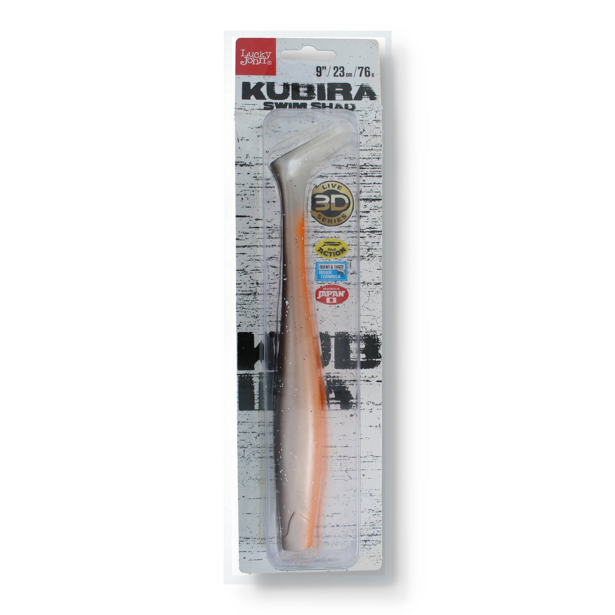 Lucky John Kubira Swim Shad 9"