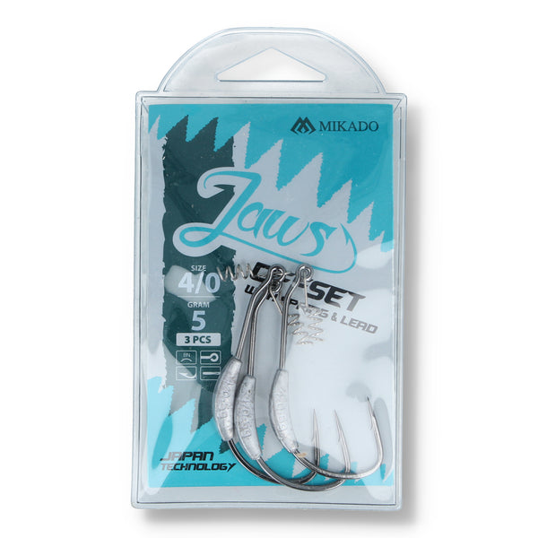 MIKADO JAWS OFFSET HOOK 4/0 3 PCS - Hooks